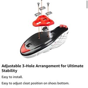 BV Bike Cleats Triangle Shape Spinning Biking Clip In